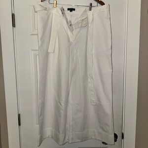 Wide Leg White Pants